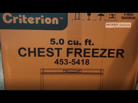 MENARDS | CRITERION CHEST FREEZER | 5CU | PREVIEW