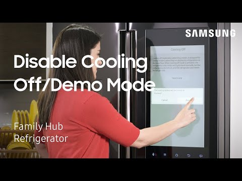 How to turn off Cooling or Demo Mode on your Samsung Family Hub Refrigerator | Samsung US
