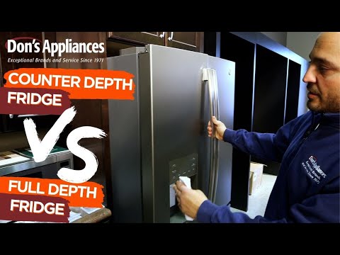 Counter Depth Refrigerator VS Standard | Refrigerator Styles