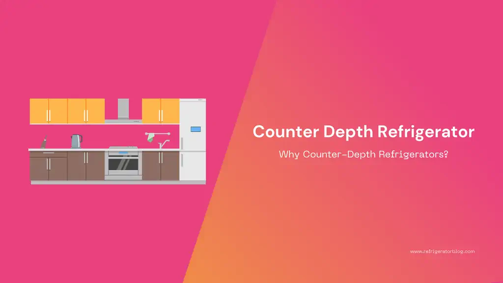 What Does Counter Depth Refrigerator Mean? Why CounterDepth Refrigerators?